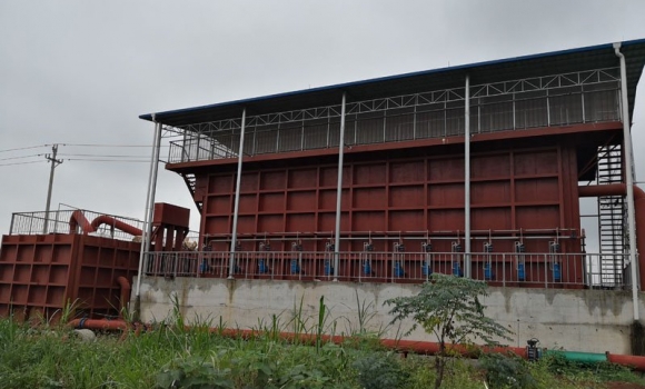 重力式一體化凈水系統(tǒng)，每小時400噸處理量