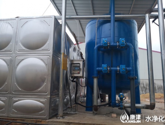 壓力式一體式凈水器，石英砂過濾器 全自動壓力式凈水器